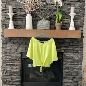 Fluorescent wide neck‎ or off the shoulder T-shirt